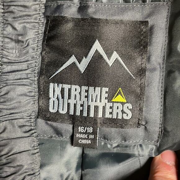 Kew! Ixtreme Outfitters gray snowboard/ski pants girl’s 16/18 - Picture 13 of 16
